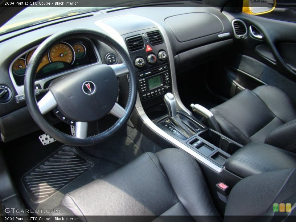 Black Interior Prime Interior for the 2004 Pontiac GTO Coupe #69360301