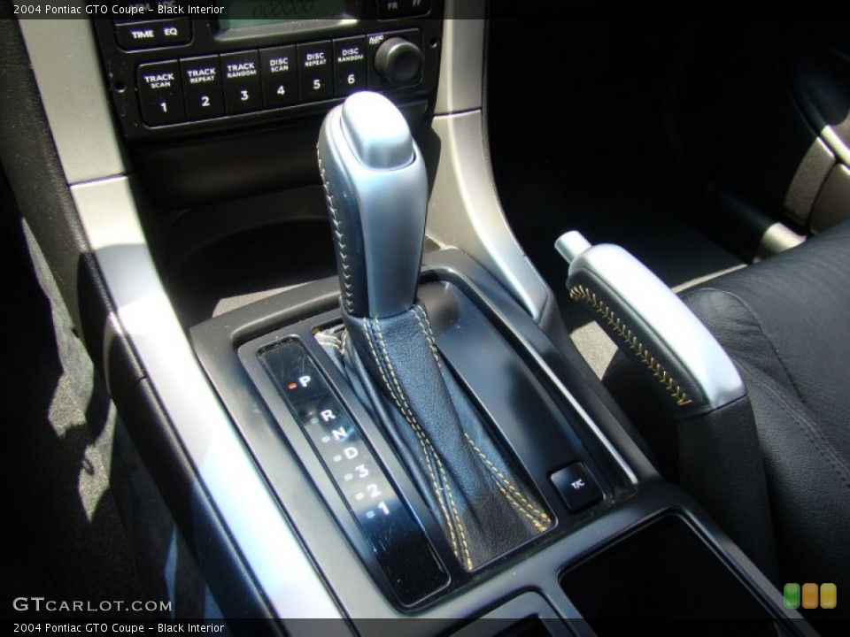 Black Interior Transmission for the 2004 Pontiac GTO Coupe #69360328