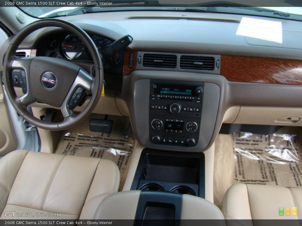 Ebony Interior Dashboard for the 2008 GMC Sierra 1500 SLT Crew Cab 4x4 #69360619