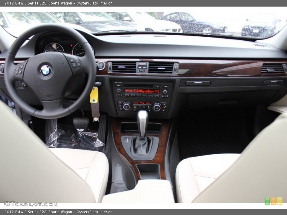 Oyster/Black Interior Dashboard for the 2012 BMW 3 Series 328i Sports Wagon #69361507