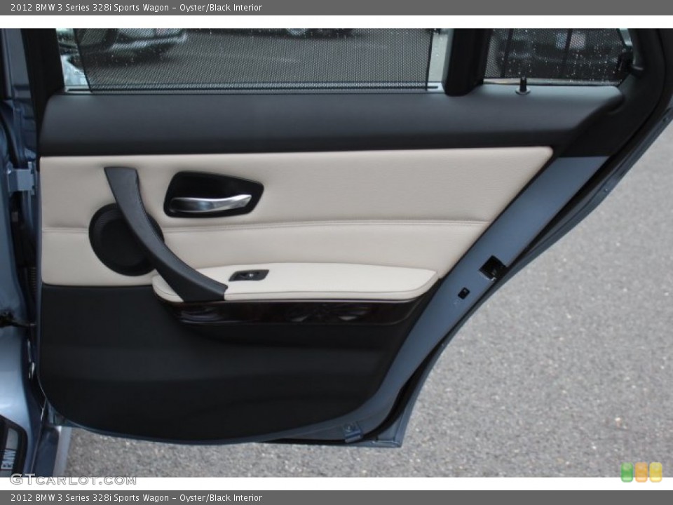 Oyster/Black Interior Door Panel for the 2012 BMW 3 Series 328i Sports Wagon #69361588