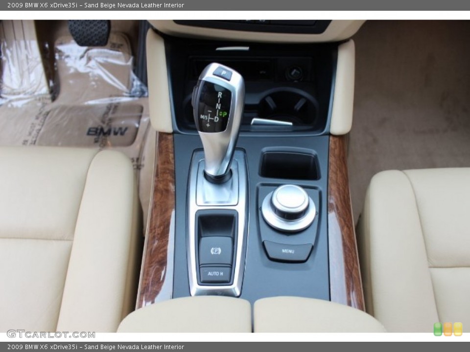 Sand Beige Nevada Leather Interior Transmission for the 2009 BMW X6 xDrive35i #69362365