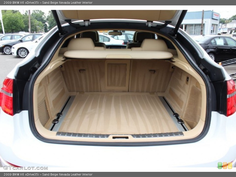 Sand Beige Nevada Leather Interior Trunk for the 2009 BMW X6 xDrive35i #69362422