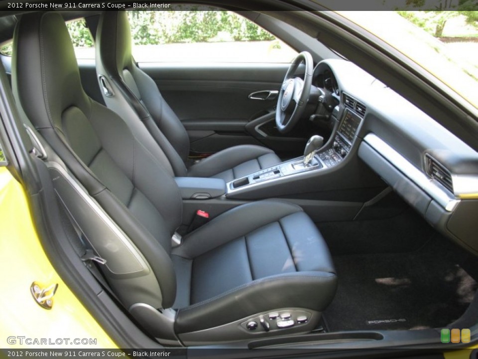 Black Interior Photo for the 2012 Porsche New 911 Carrera S Coupe #69362650