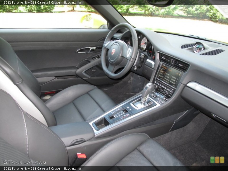 Black Interior Photo for the 2012 Porsche New 911 Carrera S Coupe #69362665