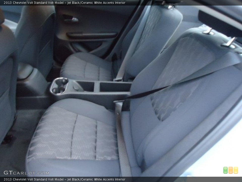 Jet Black/Ceramic White Accents Interior Rear Seat for the 2013 Chevrolet Volt  #69363765