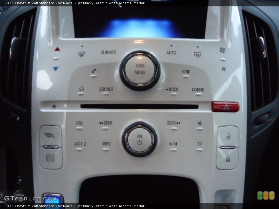 Jet Black/Ceramic White Accents Interior Controls for the 2013 Chevrolet Volt  #69363827