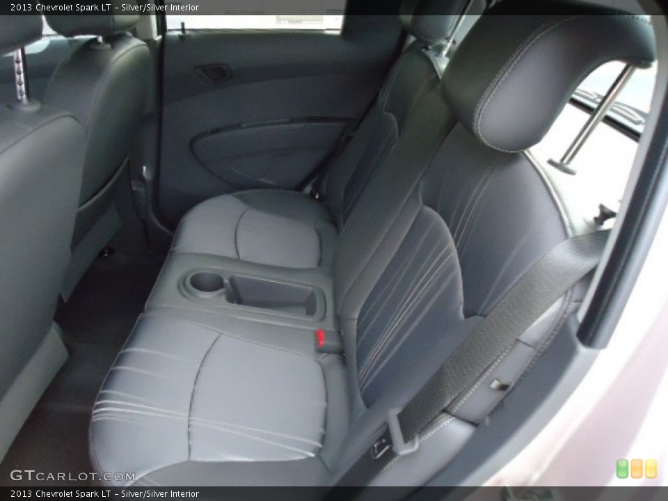 Silver/Silver Interior Rear Seat for the 2013 Chevrolet Spark LT #69364108