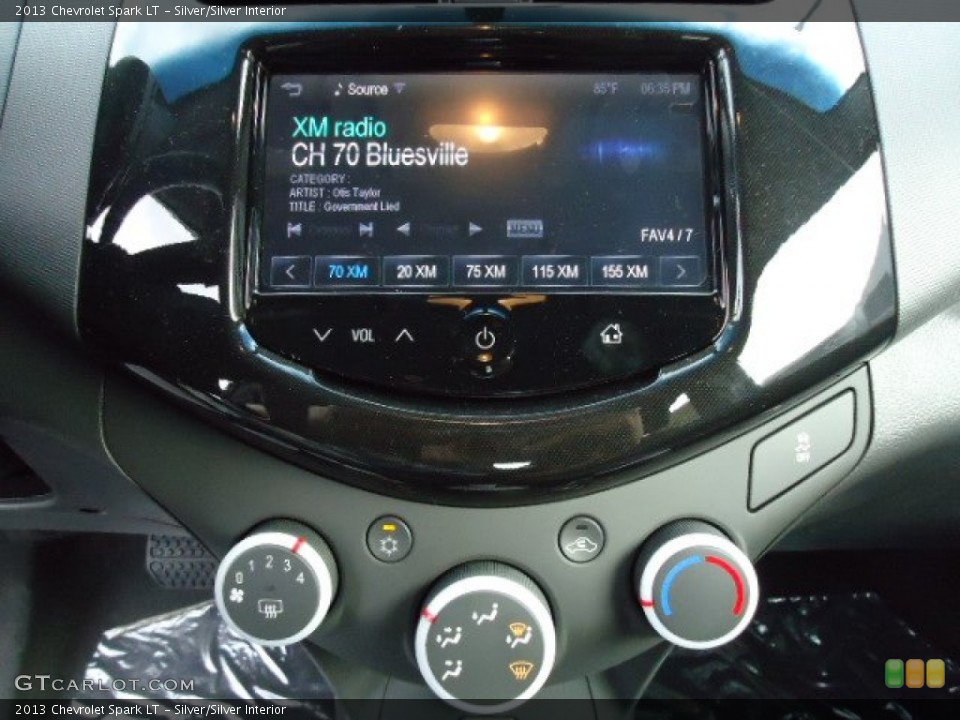 Silver/Silver Interior Controls for the 2013 Chevrolet Spark LT #69364168