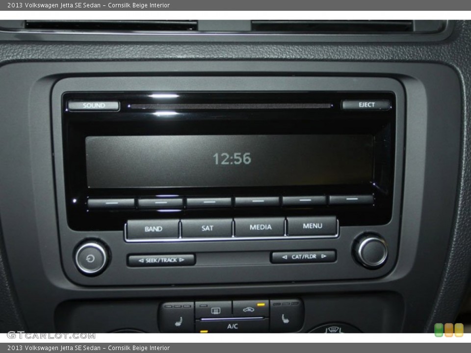 Cornsilk Beige Interior Audio System for the 2013 Volkswagen Jetta SE Sedan #69365836
