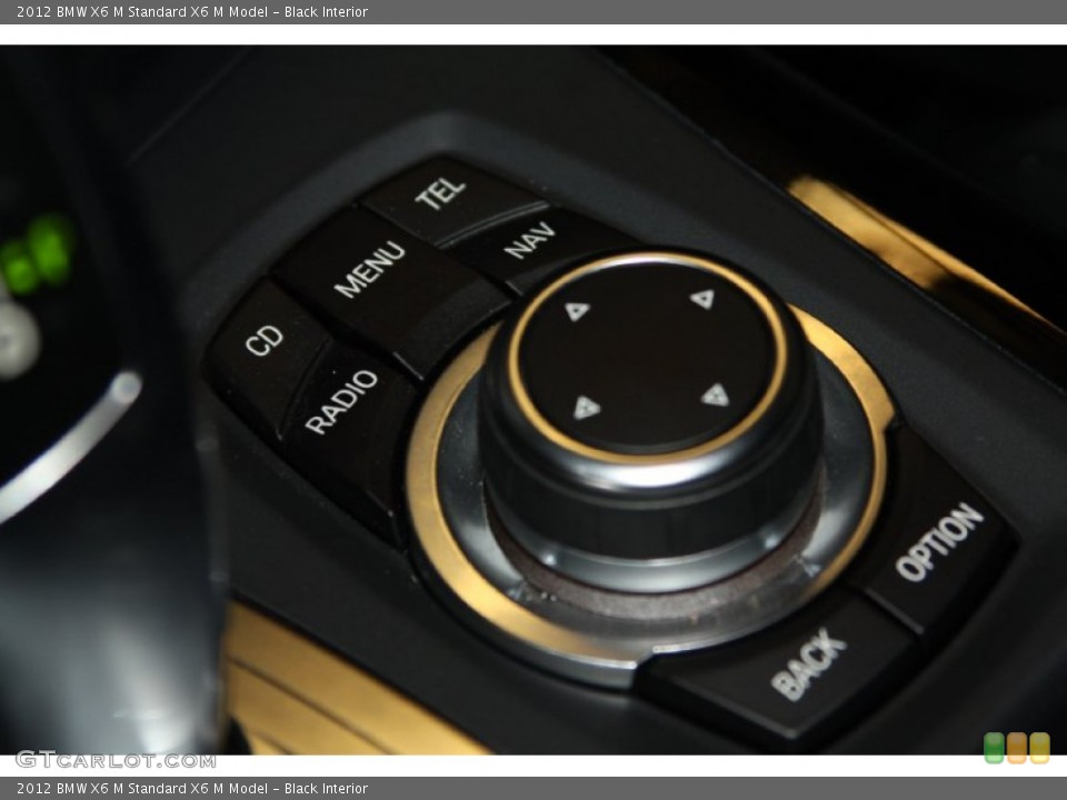 Black Interior Controls for the 2012 BMW X6 M  #69367934