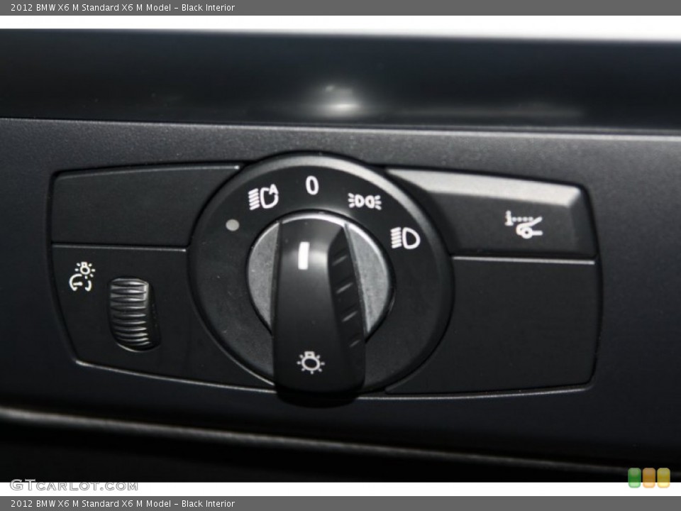 Black Interior Controls for the 2012 BMW X6 M  #69368131