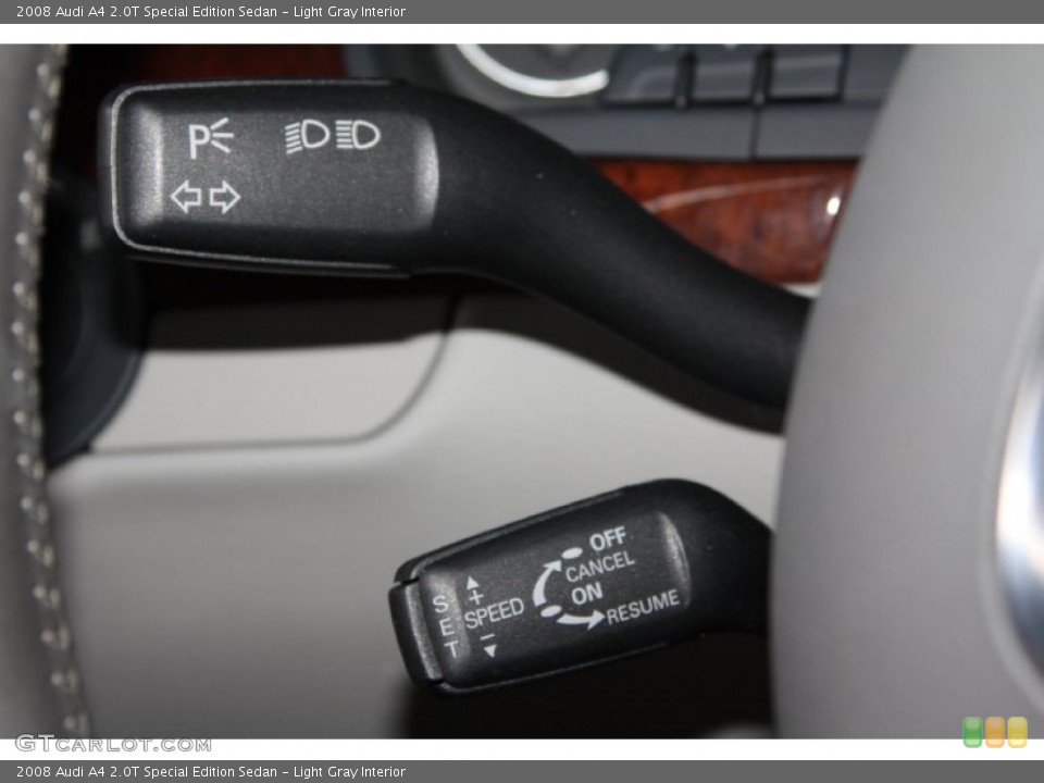 Light Gray Interior Controls for the 2008 Audi A4 2.0T Special Edition Sedan #69368579