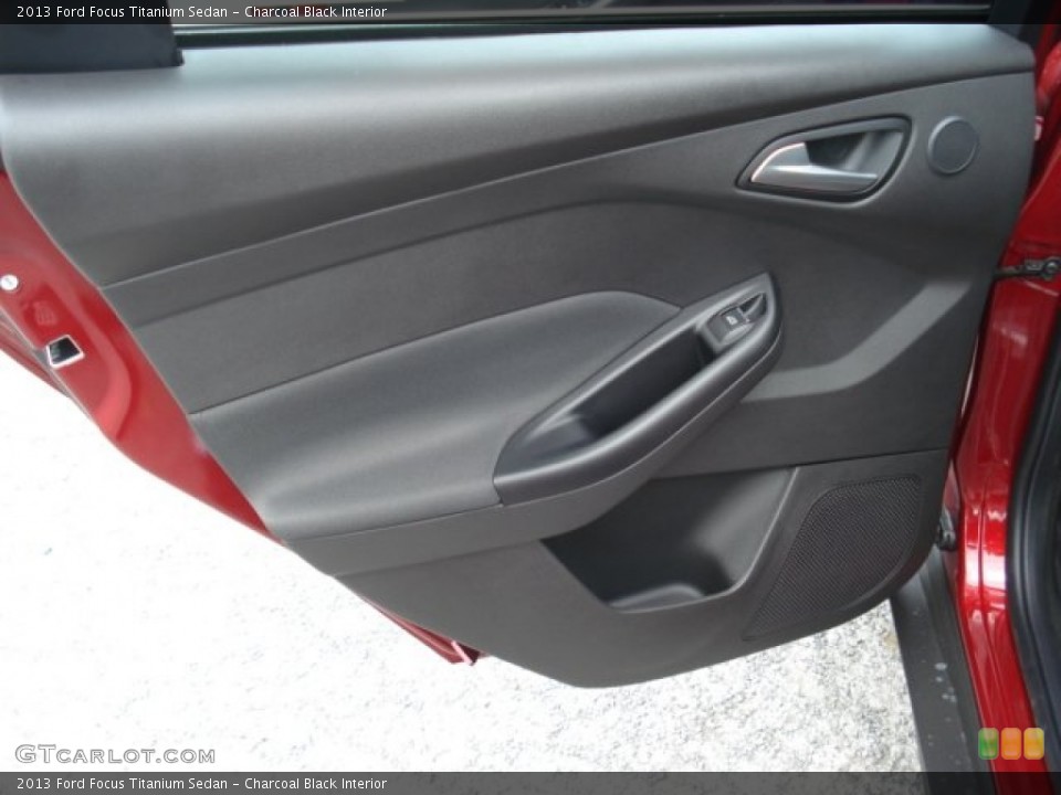 Charcoal Black Interior Door Panel for the 2013 Ford Focus Titanium Sedan #69368584