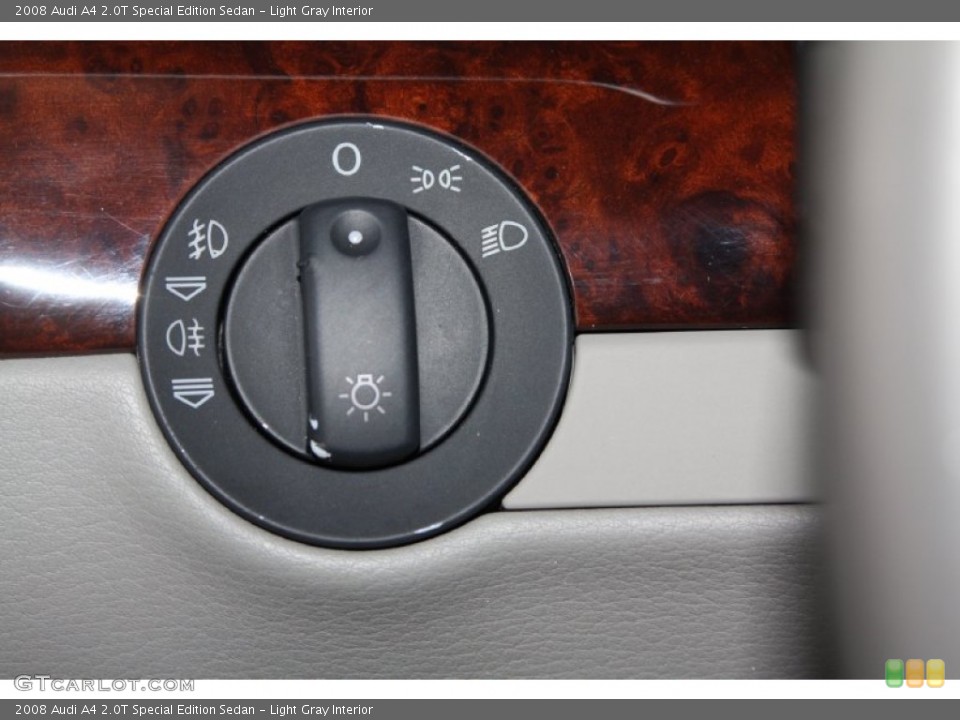 Light Gray Interior Controls for the 2008 Audi A4 2.0T Special Edition Sedan #69368587