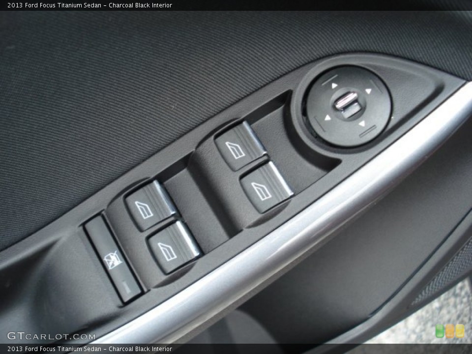 Charcoal Black Interior Controls for the 2013 Ford Focus Titanium Sedan #69368593