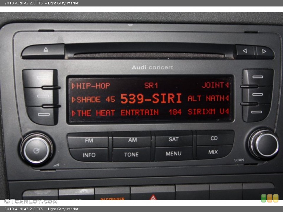 Light Gray Interior Audio System for the 2010 Audi A3 2.0 TFSI #69369256