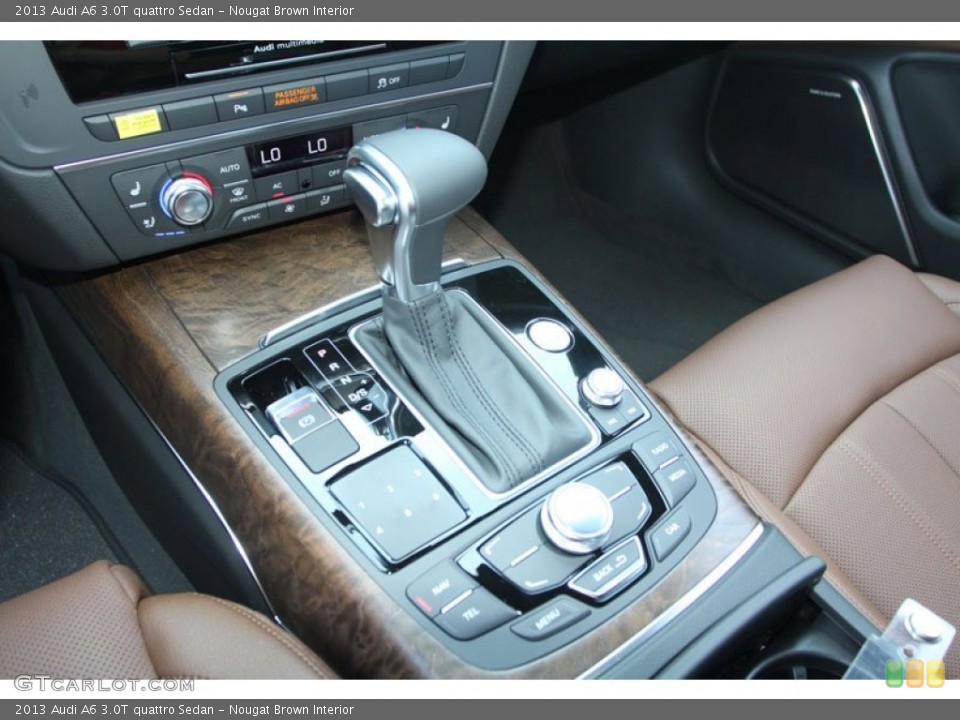Nougat Brown Interior Transmission for the 2013 Audi A6 3.0T quattro Sedan #69369514
