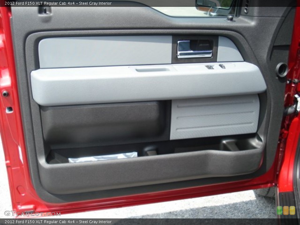 Steel Gray Interior Door Panel for the 2012 Ford F150 XLT Regular Cab 4x4 #69369640