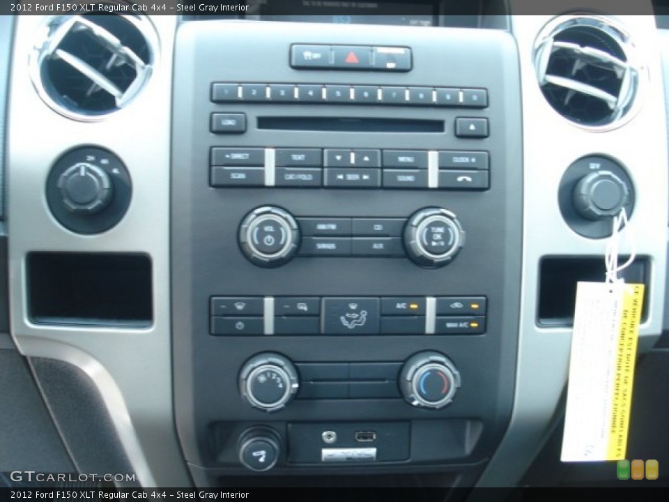 Steel Gray Interior Controls for the 2012 Ford F150 XLT Regular Cab 4x4 #69369658