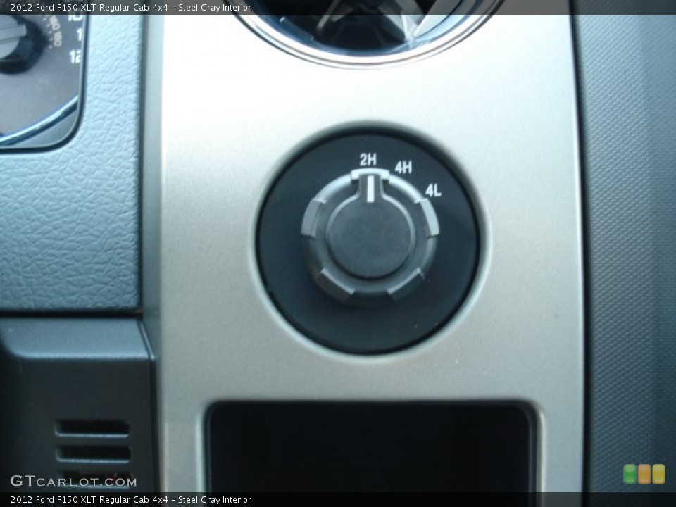 Steel Gray Interior Controls for the 2012 Ford F150 XLT Regular Cab 4x4 #69369667