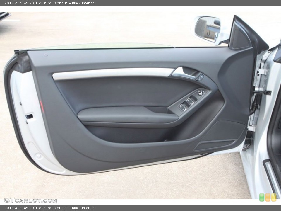 Black Interior Door Panel for the 2013 Audi A5 2.0T quattro Cabriolet #69369982