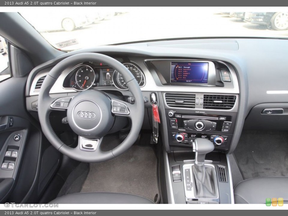 Black Interior Dashboard for the 2013 Audi A5 2.0T quattro Cabriolet #69370096