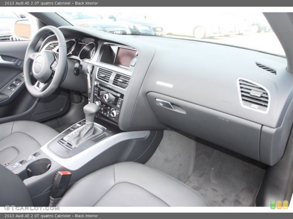 Black Interior Dashboard for the 2013 Audi A5 2.0T quattro Cabriolet #69370114