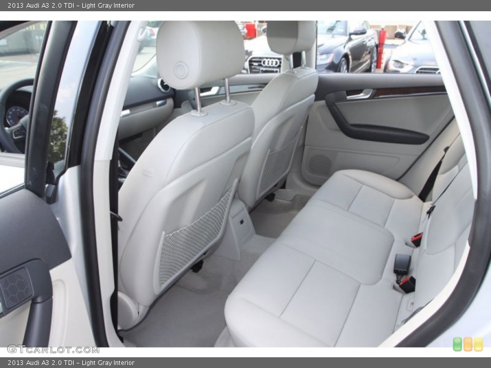Light Gray Interior Rear Seat for the 2013 Audi A3 2.0 TDI #69370288