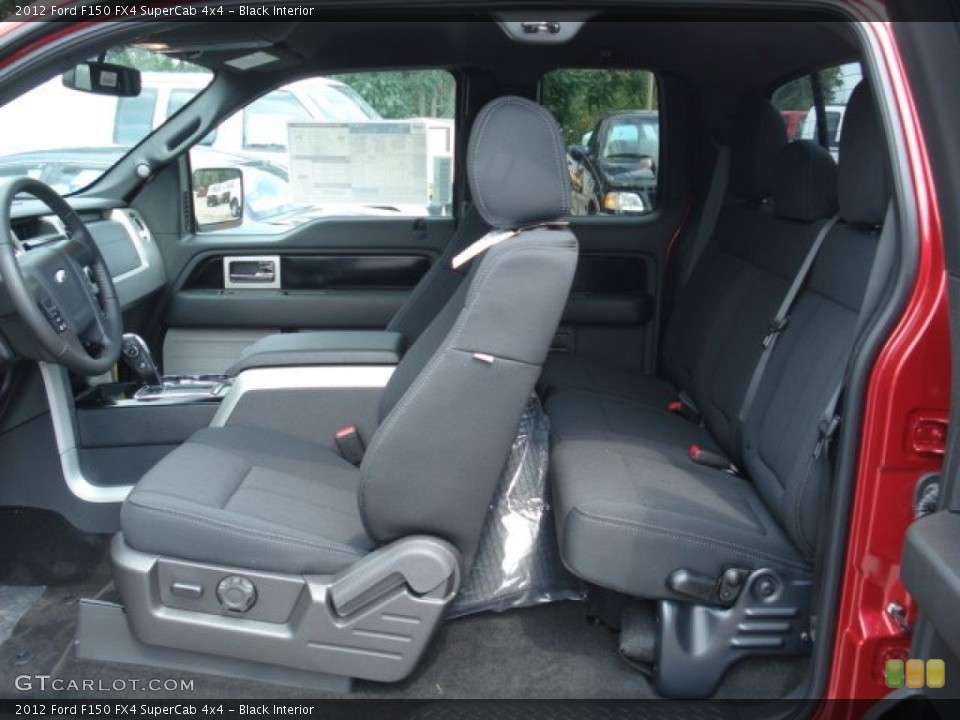 Black Interior Photo for the 2012 Ford F150 FX4 SuperCab 4x4 #69370360