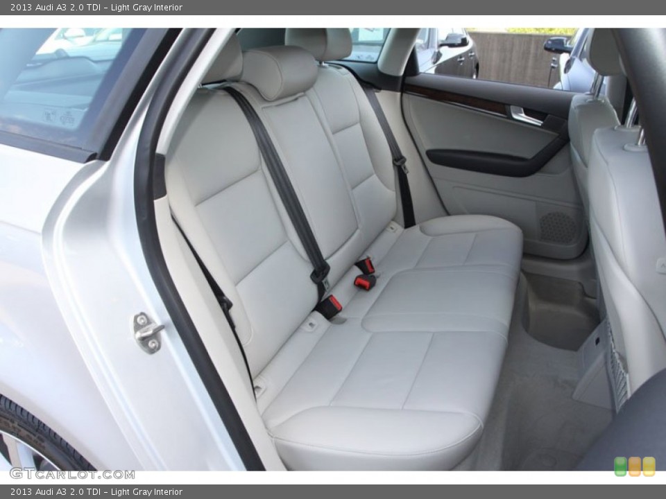 Light Gray Interior Rear Seat for the 2013 Audi A3 2.0 TDI #69370363