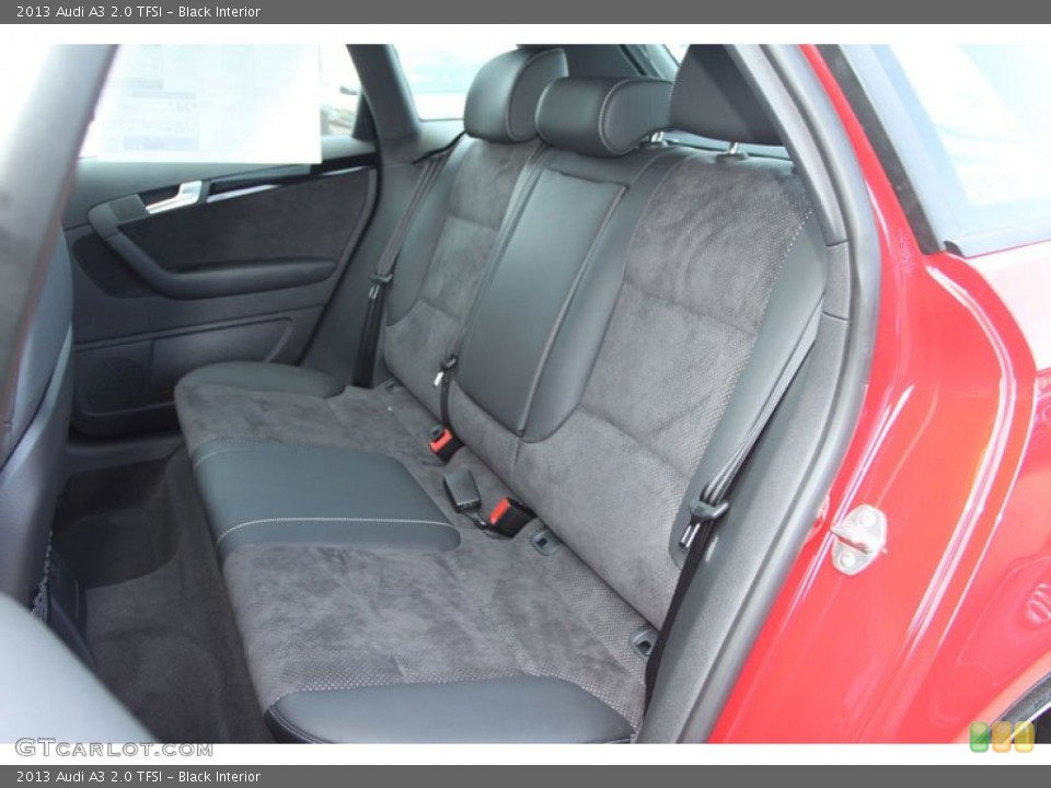 Black Interior Rear Seat for the 2013 Audi A3 2.0 TFSI #69370525