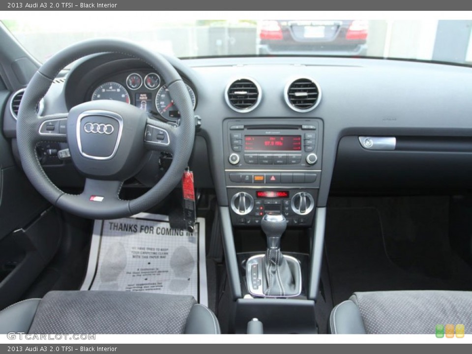 Black Interior Dashboard for the 2013 Audi A3 2.0 TFSI #69370540
