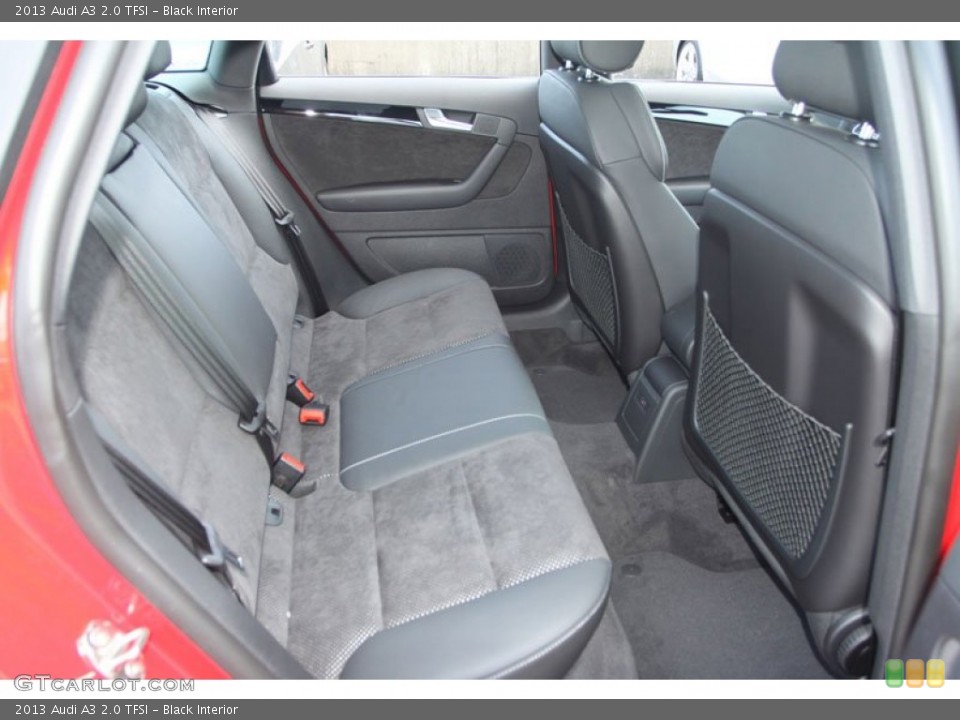 Black Interior Rear Seat for the 2013 Audi A3 2.0 TFSI #69370606