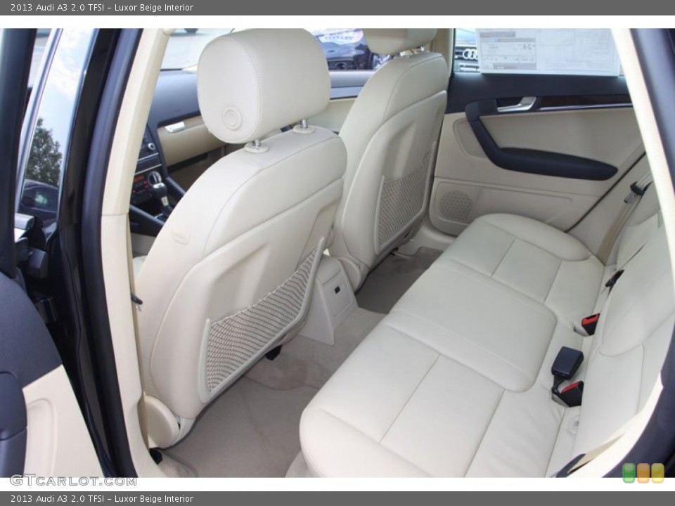 Luxor Beige Interior Rear Seat for the 2013 Audi A3 2.0 TFSI #69370780