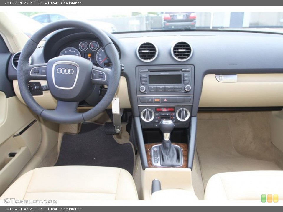 Luxor Beige Interior Dashboard for the 2013 Audi A3 2.0 TFSI #69370798