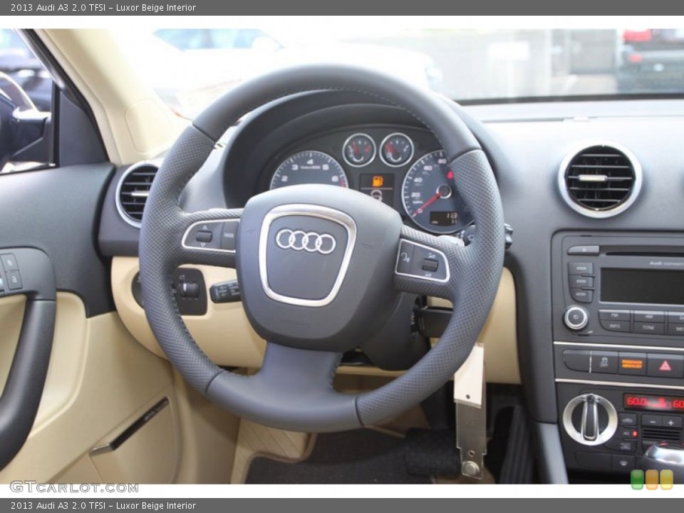 Luxor Beige Interior Steering Wheel for the 2013 Audi A3 2.0 TFSI #69370807