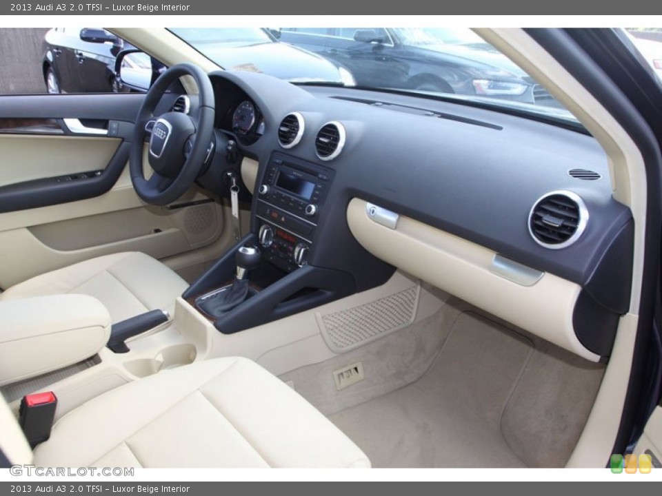 Luxor Beige Interior Dashboard for the 2013 Audi A3 2.0 TFSI #69370867