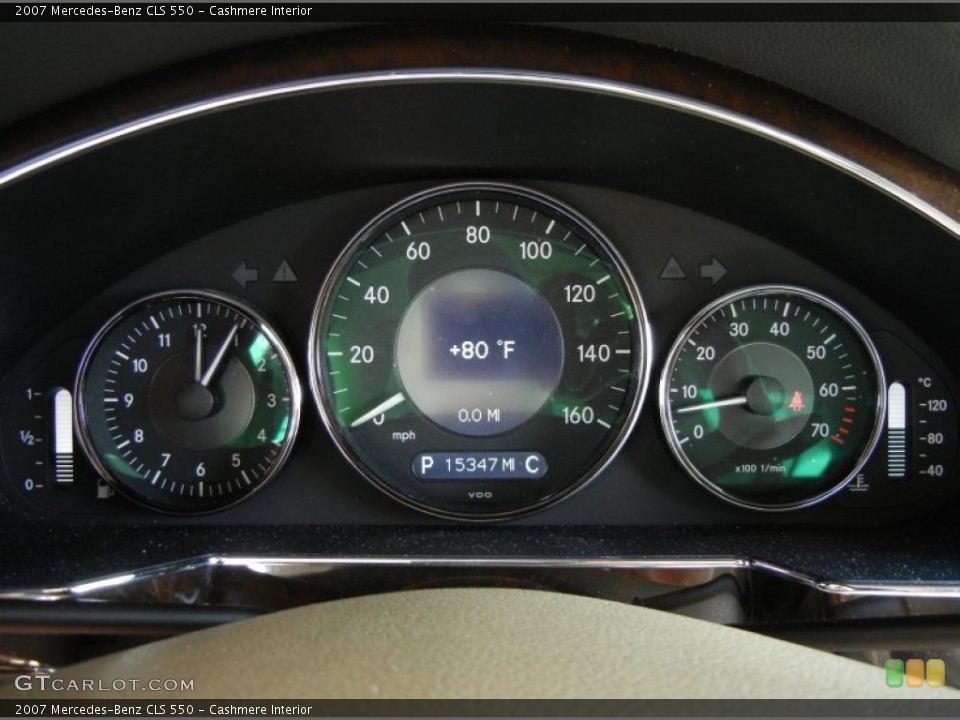 Cashmere Interior Gauges for the 2007 Mercedes-Benz CLS 550 #69371443