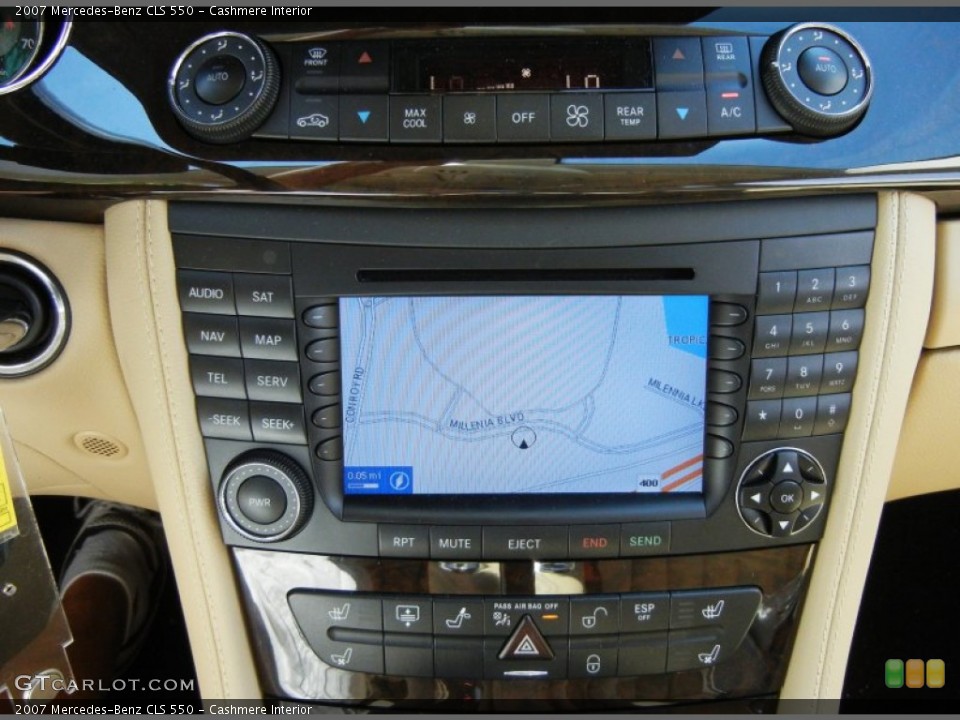 Cashmere Interior Navigation for the 2007 Mercedes-Benz CLS 550 #69371452