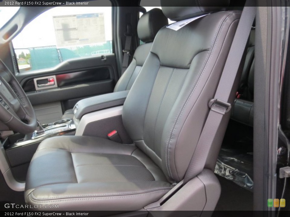 Black Interior Photo for the 2012 Ford F150 FX2 SuperCrew #69372136