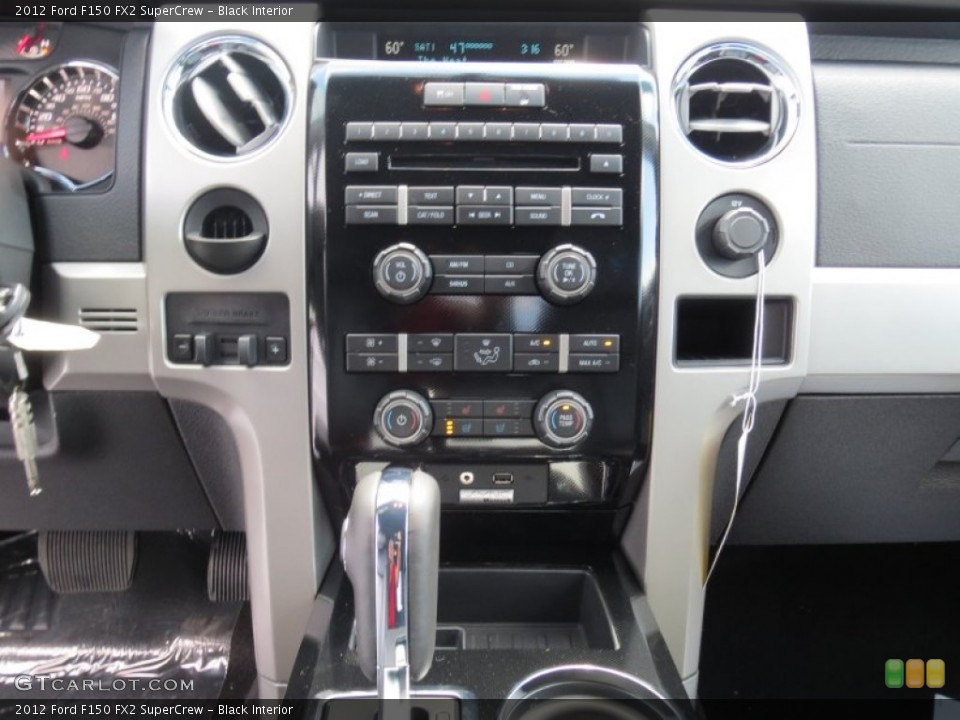 Black Interior Controls for the 2012 Ford F150 FX2 SuperCrew #69372166