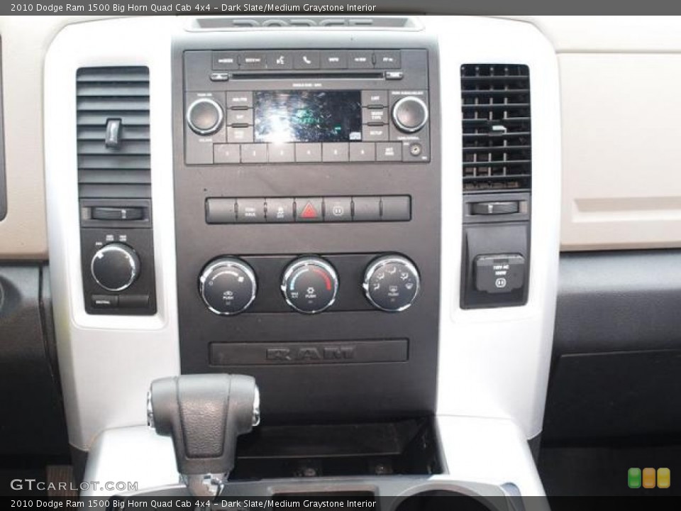 Dark Slate/Medium Graystone Interior Controls for the 2010 Dodge Ram 1500 Big Horn Quad Cab 4x4 #69372343