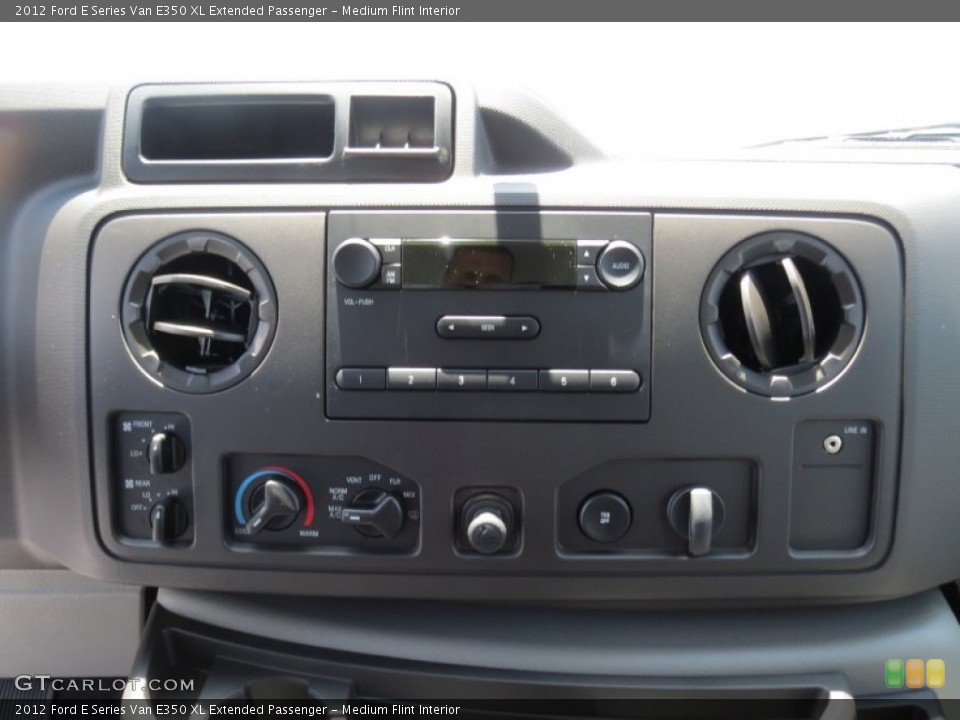 Medium Flint Interior Controls for the 2012 Ford E Series Van E350 XL Extended Passenger #69373705