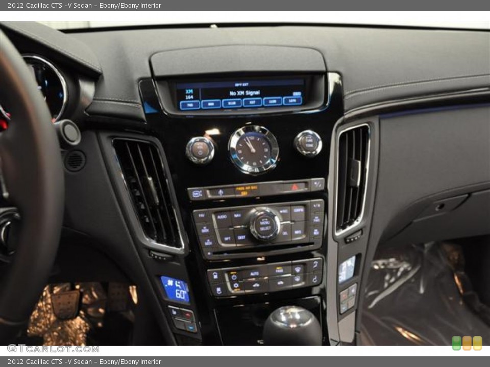Ebony/Ebony Interior Controls for the 2012 Cadillac CTS -V Sedan #69373720