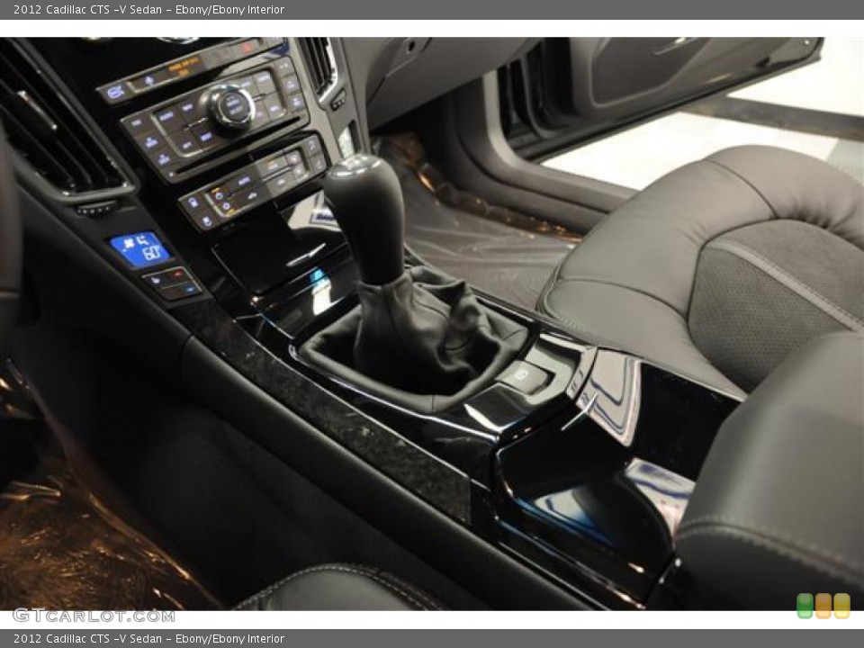Ebony/Ebony Interior Transmission for the 2012 Cadillac CTS -V Sedan #69373756