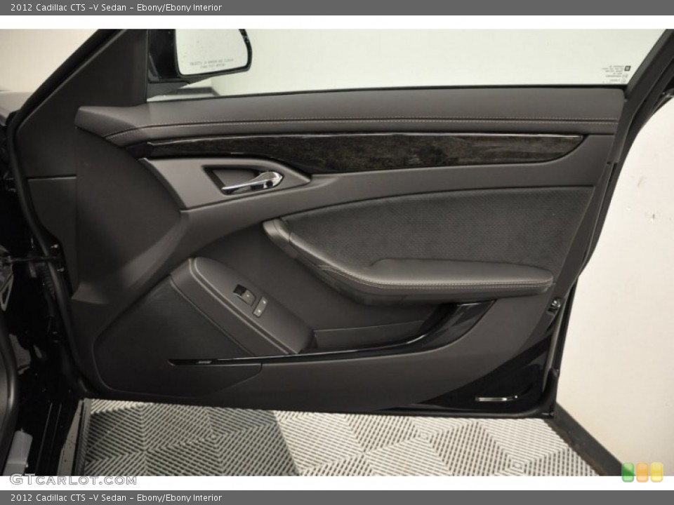 Ebony/Ebony Interior Door Panel for the 2012 Cadillac CTS -V Sedan #69373789