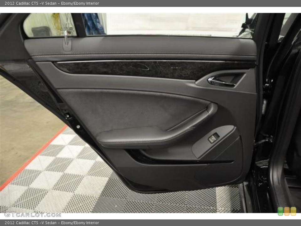 Ebony/Ebony Interior Door Panel for the 2012 Cadillac CTS -V Sedan #69373801