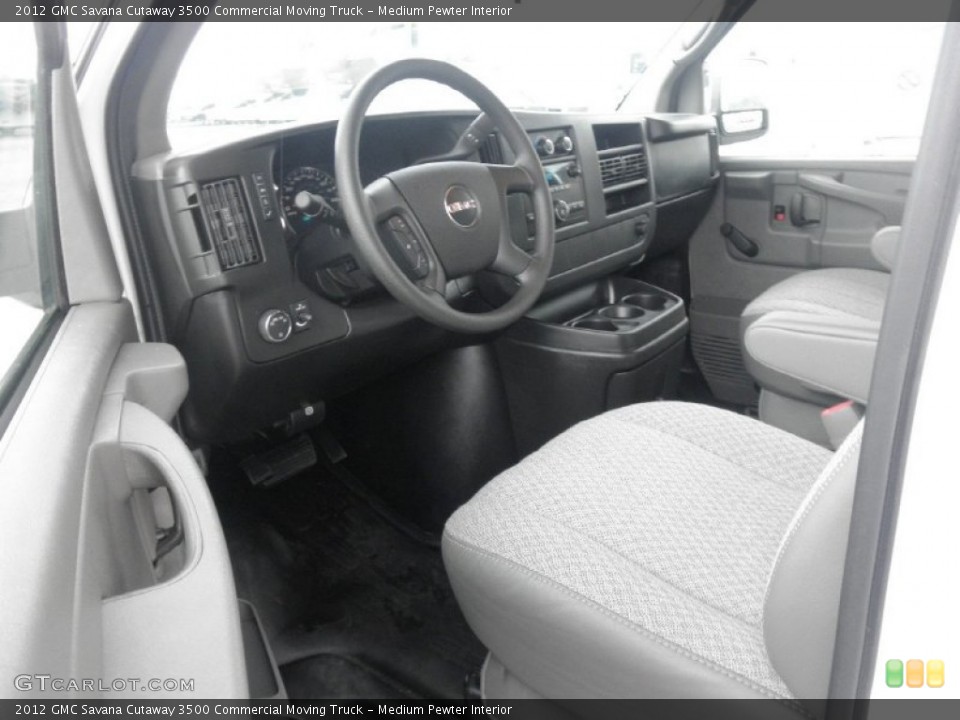 Medium Pewter 2012 GMC Savana Cutaway Interiors