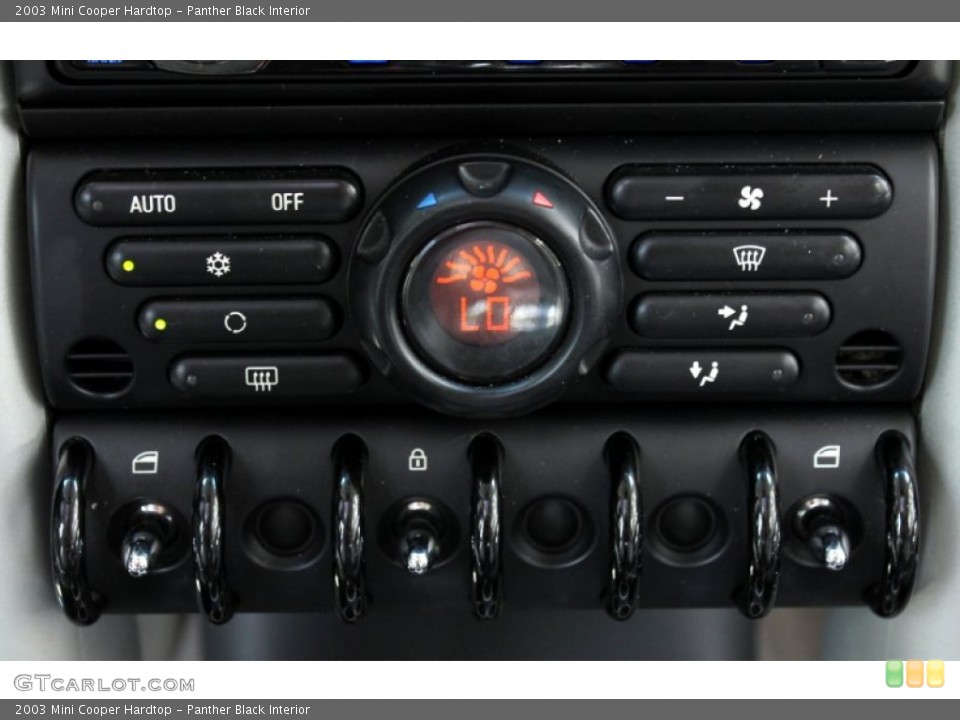 Panther Black Interior Controls for the 2003 Mini Cooper Hardtop #69374980